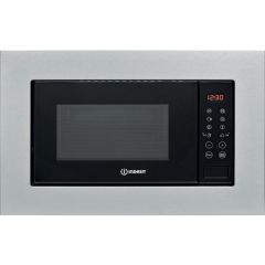 Indesit MWI120GX Built-In Microwave - Stainless Steel