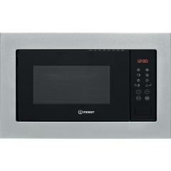 Indesit MWI125GX Built-In Microwave - Stainless Steel