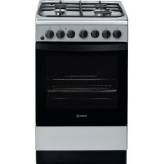Indesit IS5G4PHSS/UK Dual Fuel Cooker - Stainless Steel