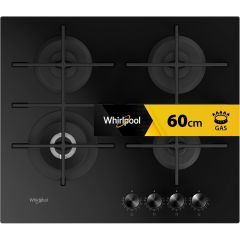 Whirlpool GOWL 628/NB W Collection Hob 4 Burners 60cm - Black