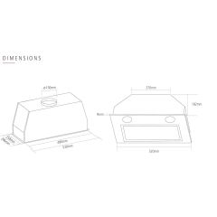 Caple BUCH Integrated Cooker Hood