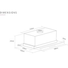 Caple TSCH601 Telescopic Hood