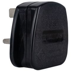 Generic 80046 13 Amp, 3 Pin Plug Top Black
