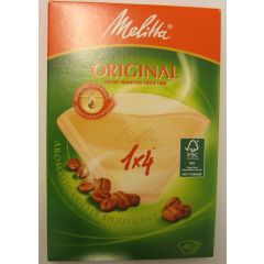 Generic 80086 Melitta Four Cup Filter Papers 1X4 (40)