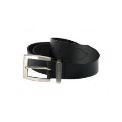 Generic FL00001 Be100 Bk M Leather Belt Black Med'M Ea