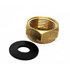 Generic GLM33204 3/4" Brass Blanking Cap & Washer (1)