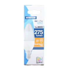Generic GLM34420 Led 4W Candle Pearl Light Bulb Ses/ E14 (=25W)