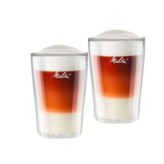 Generic MEL6761118 Melitta Latte Macchiato Glasses 300 Ml (Pair)