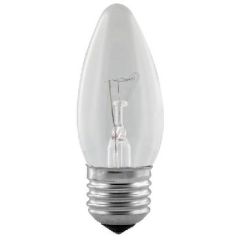 Generic P307 S729 25W Es/E27 Clear Candle