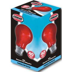Generic S854 Gls Fire Glow Lamp: 40W Bc / B22