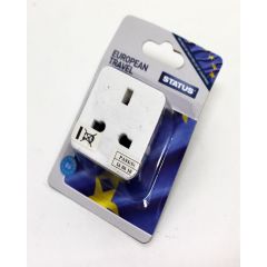 Status International (Uk) Ltd 80399 Travel Adaptor Uk To Europe 